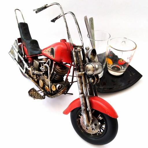 موتور سیکلت فلزی دکوری دست ساز