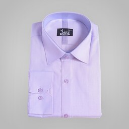 پیراهن مردانه  پارچه فلورا رنگ یاسی