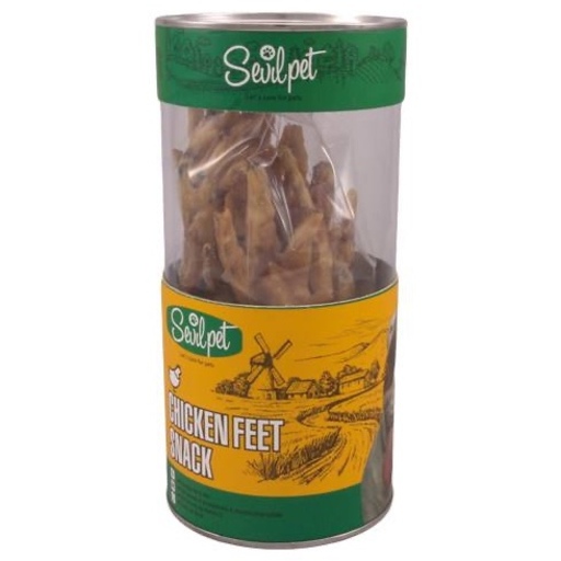 غذای تشویقی سگ سویل پت مدل Chicken Feet Snack بسته 10 عددی  کد1015