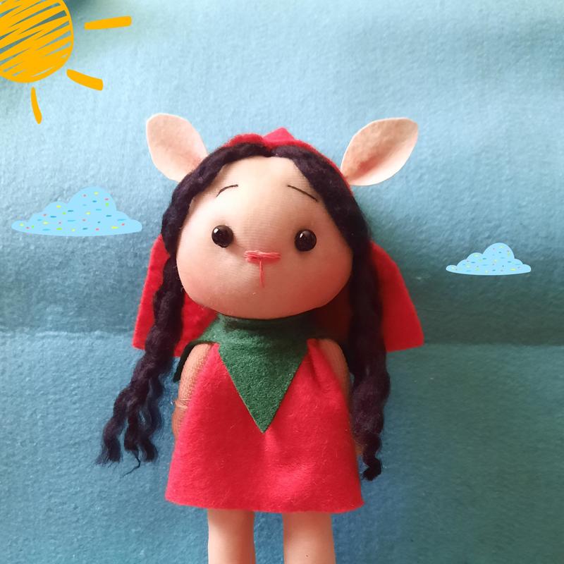 عروسک روسی خرگوش گیفت،عید نوروز،یادگاری،روز دختر،روز دانش اموز،