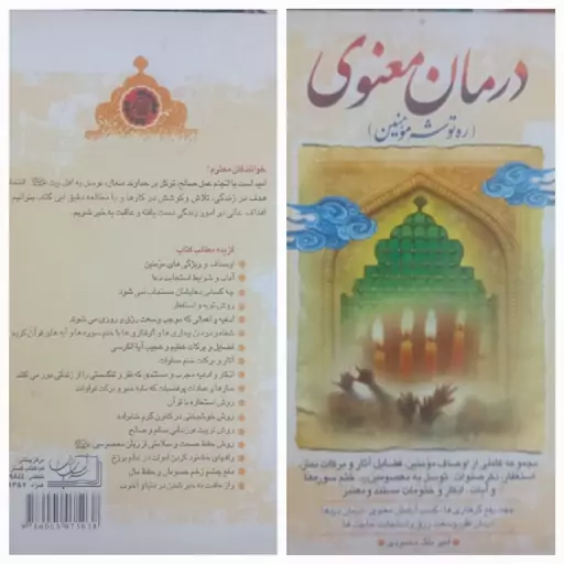 کتاب درمان معنوی ( ره توشه مؤمنین) نوشته امیر ملک محمودی 