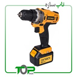 دریل پیچگوشتی شارژی دو باطری 14.4 ولت مدل DINGQI 105012