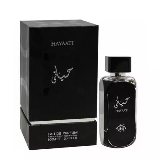 عطر ادکلن حیاتی مشکی فرگرانس ورد 100 میل Hayaati Fragrance World