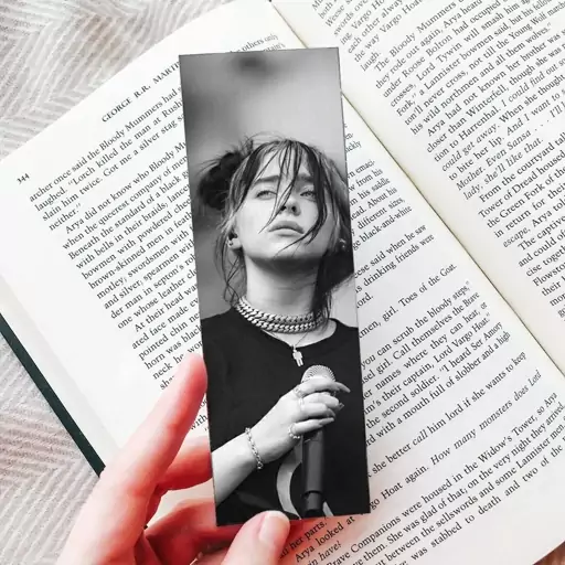 نشانگر کتاب (Bookmark) مدل بیلی آیلیش Billie Eilish کد 1