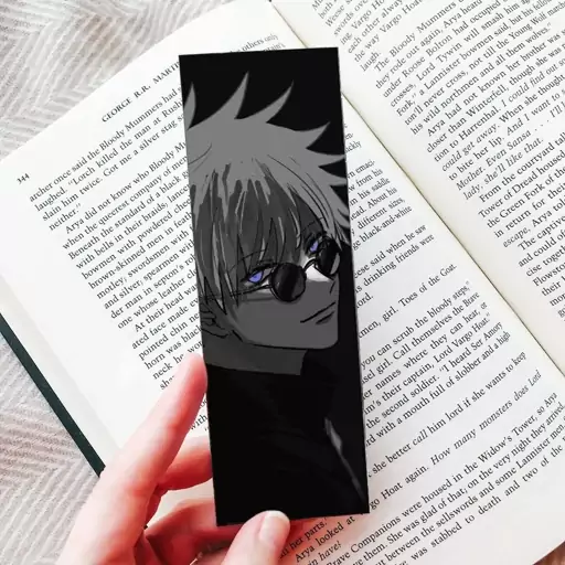 نشانگر کتاب (Bookmark) مدل انیمه جوجوتسو کایسن Jujutsu Kaisen طرح گوجو ساتورو کد 7