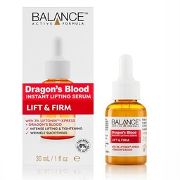 سرم بالانس BALANCE مدل دراگون بلاد DRAGONS BLOOD حجم 30 میل ضد چروک و لیفت فوری (اصلی و با ضمانت مرجوعی)

