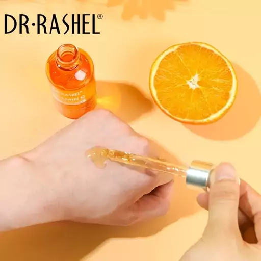 سرم ویتامین سی و هیالورونیک اسید ضدپیری دکتر راشل حجم50میل DR RASHEL Brightening Vitamin C Face Serum


