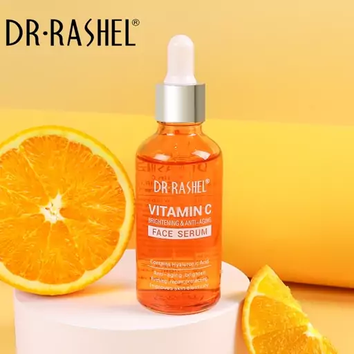 سرم ویتامین سی و هیالورونیک اسید ضدپیری دکتر راشل حجم50میل DR RASHEL Brightening Vitamin C Face Serum


