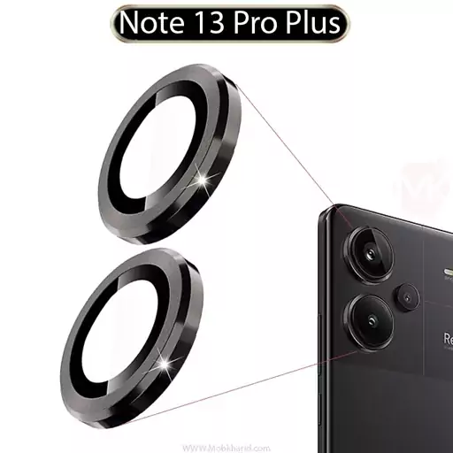 محافظ دوربین  Note13pro plus شیائومی مدل رینگی 