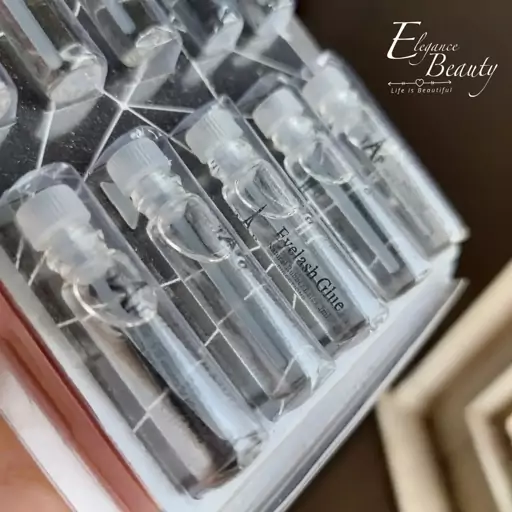 چسب مژه بی رنگ Eleyeslas Adhesive    MADE IN KOREA