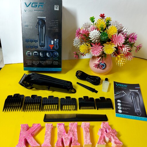 ماشین خط زن اصلاح موی سر و صورت وی جی ار مدل V-282    VGR V-282 Hair Clipper