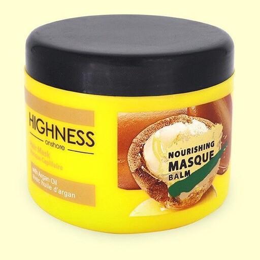 هاینس  ماسک مو کاسه ای بدون سولفات آرگان هاینس 500 میل  Highness hair mask 