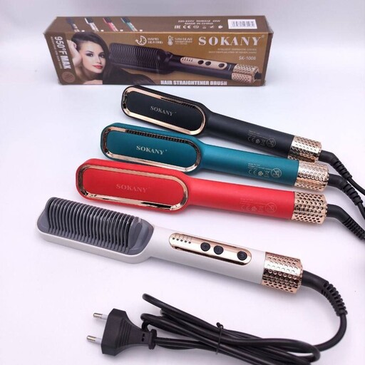    سوکانی برس حرارتی سوکانی مدل Sk 1008 SOKANY Hair straightener بیشینه دما 950 درجه فارنهایت