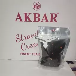 چای مراکشی توتفرنگی خامه (نمونه برای تست) 40 گرمی برند اکبر سریلانکا Akbar strawberry cream