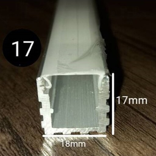 پروفیل نور خطی روکار با دیفیوزر کد17