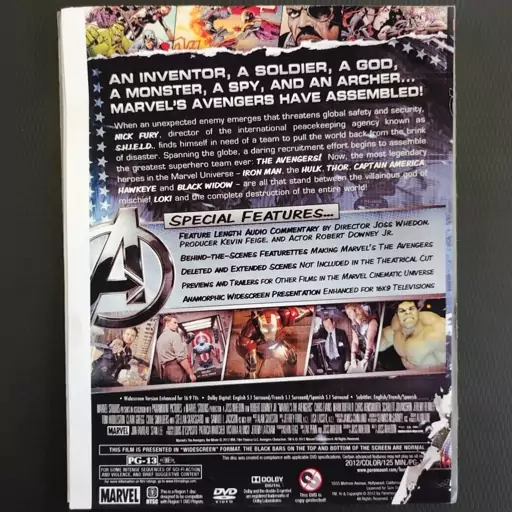 فیلم سینمایی THE AVENGERS DVD