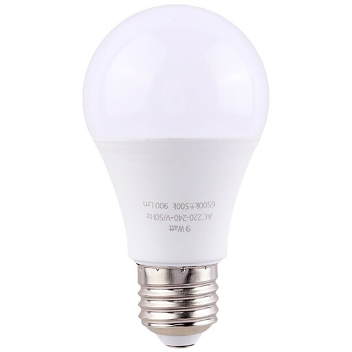 لامپ حبابی  LED BULD E27 9w