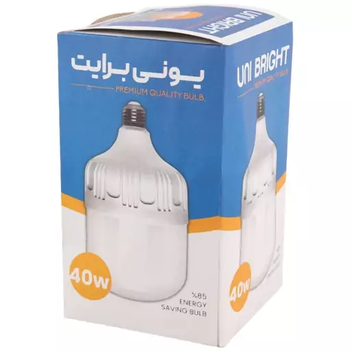 لامپ استوانه LED یونی برایت Uni Bright E27 40W