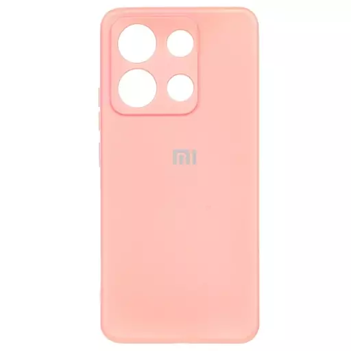 قاب گوشی Redmi Note 13 4G سیلیکونی صورتی روشن