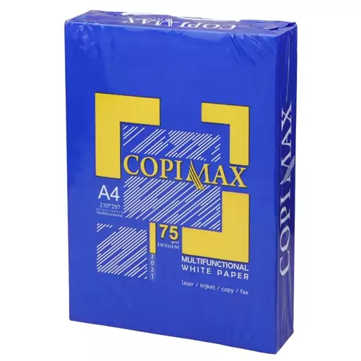 کاغذ COPIMAX 75g A4 نوین کاغذ شیراز بسته 500 عددی