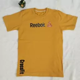 تیشرت reebok رنگ خردلی سایز 60 جنس نخ پنبه درجه یک