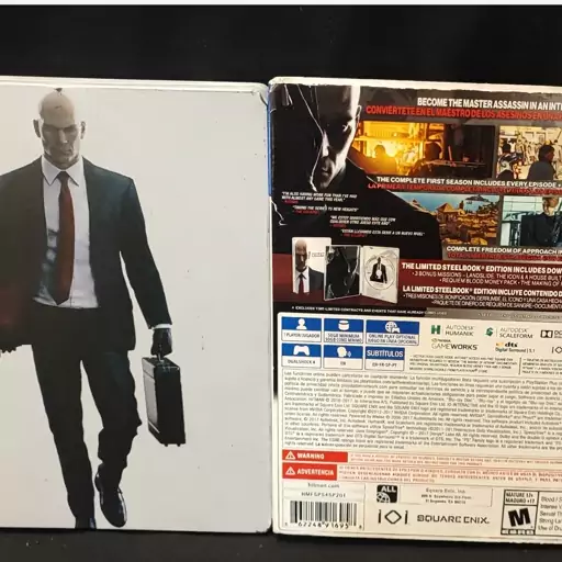 Hitman steelbook edition ps4 ریجن آل