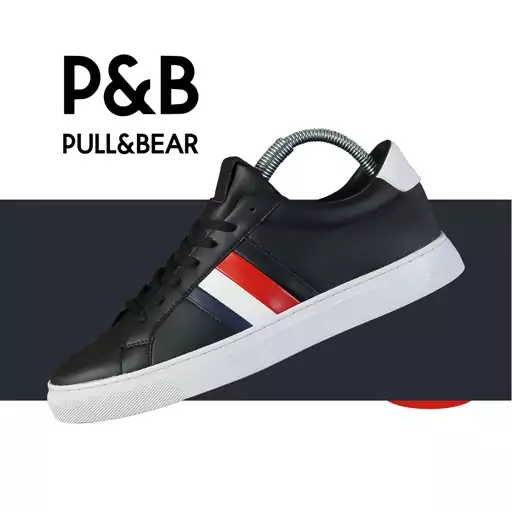 کفش سایز بزرگ مردانه برند Pull And Bear کد 3005