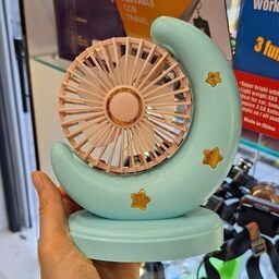 پنکه مینی طرح ماه Mini fan-Moon پنکه رومیزی