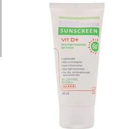 ژل کرم ضد آفتاب SPF50 کنترل کننده چربی سبو فارما مای فارما 50 میلی لیتر فاقد رنگ