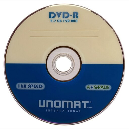 دی وی دی خام یونومات Unomat مدل DVD - R بسته 6 عددی