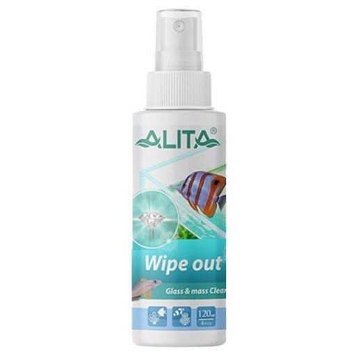 اسپری جرم گیر و رفع رسوب آکواریوم آلیتا Alita Wipe Out Glass And Mass Cleaner