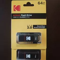 فلش مموری کداک ظرفیت 64 گیگابایت مدل KODAK K102 USB 2.0 ارسال رایگان

