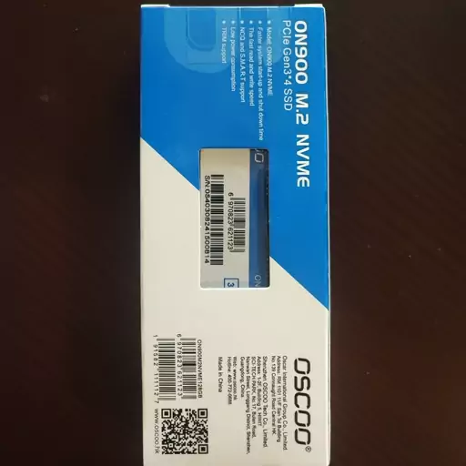 اس اس دی اینترنال M.2 NVMe اسکو مدل OSCOO ON900 ظرفیت 128 گیگابایت

