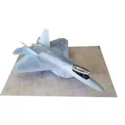 کیت ساخت ماکت  مقوایی رپتور F-22 همراه با اکشن فیگور