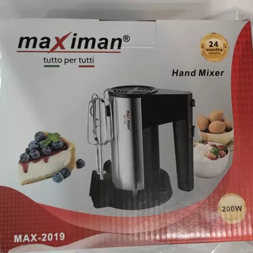 همزن برقی دستی  پایه دار ماکسیمان دو کاره MAX-2019