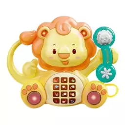 اسباب بازی تلفن موزیکال طرح شیر Baby Music Telephone