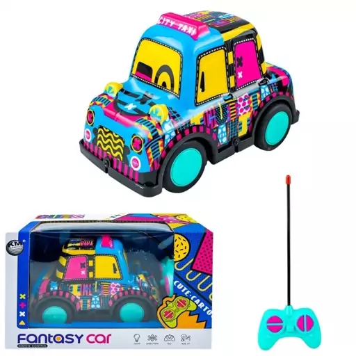 ماشین کنترلی شارژی با جلوه ی فانتزی Masina fantasy car