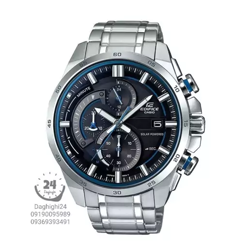 ساعت  مچی کاسیو  ادیفایس casio edifice EQS-600D-1A2 بند استیل رنگ ثابت،مسترکوالیتی 