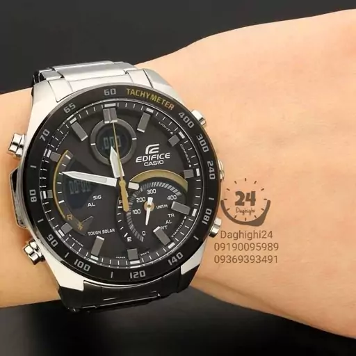 ساعت  مچی کاسیو  ادیفایس casio edifice ECB-900DB-1CDR  بند استیل رنگ ثابت،مسترکوالیتی 