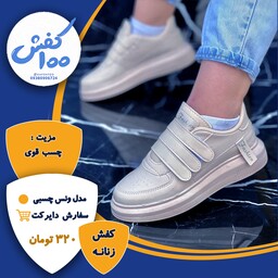 کفش کتونی ونس چسبی زنانه