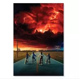 تابلو شاسی طرح سریال Stranger Things مدل M0426