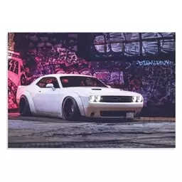 تابلو شاسی طرح ماشین دوج چلنجر - Dodge Challenger مدل NV0648