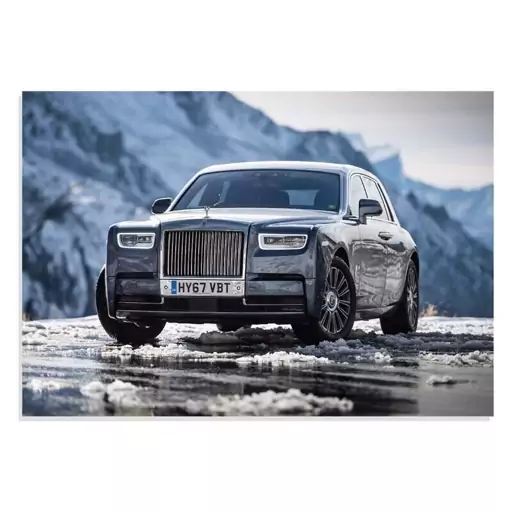 تابلو شاسی طرح ماشین رولز رویز فانتوم - Rolls Royce Phantom UK 2017 مدل NV0722