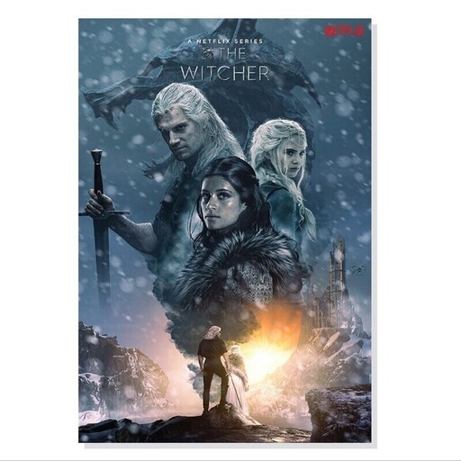 تابلو شاسی طرح سریال ویچر The Witcher مدل M0482