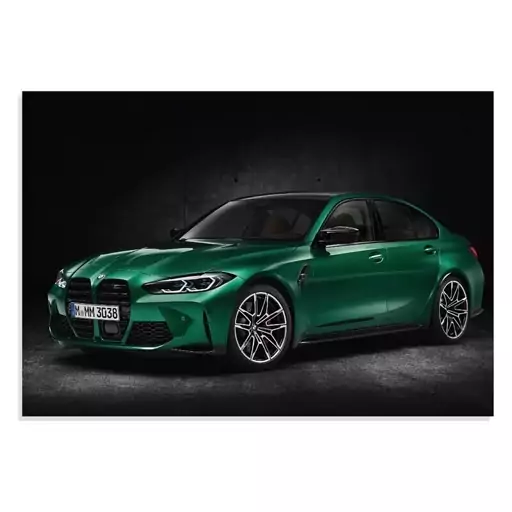 تابلو شاسی طرح ماشین بی ام دبلیو ام 3 - BMW M3 Competition مدل NV0738