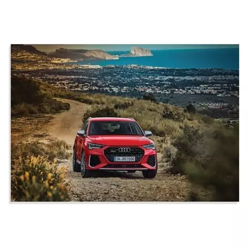 تابلو شاسی طرح ماشین آیودی آر اس کیو 3 - Audi RS6 Q3 مدل NV0627