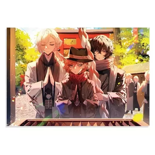 تابلو شاسی طرح انیمه سگ های ولگرد بانگو Bungou Stray Dogs Anime مدل NV0557