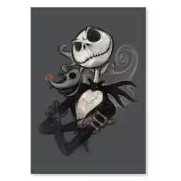 تابلو شاسی طرح انیمیشن کلاسیک کابوس پیش از کریسمس The Nightmare Before Christmas مدل M0416