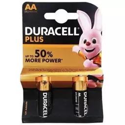 باتری قلمی دوراسل مدل Plus Power Duralock بسته 2 عددی ا Duracell Plus Power Duralock AA Battery Pack Of 2