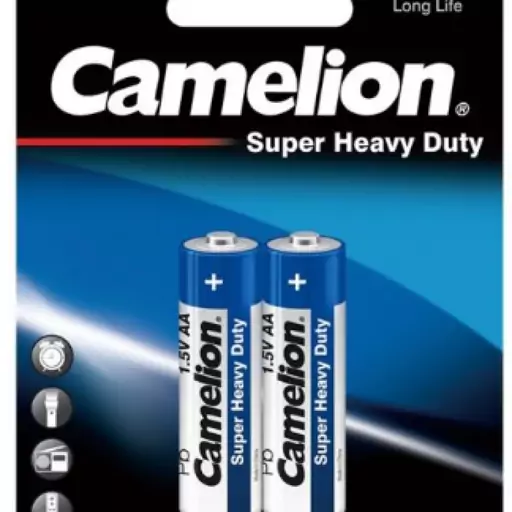 باتری دوتایی قلمی Camelion Super Heavy Duty 1.5V AA